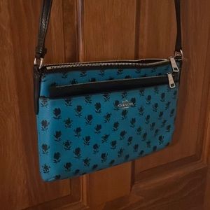 Coach floral print crossbody